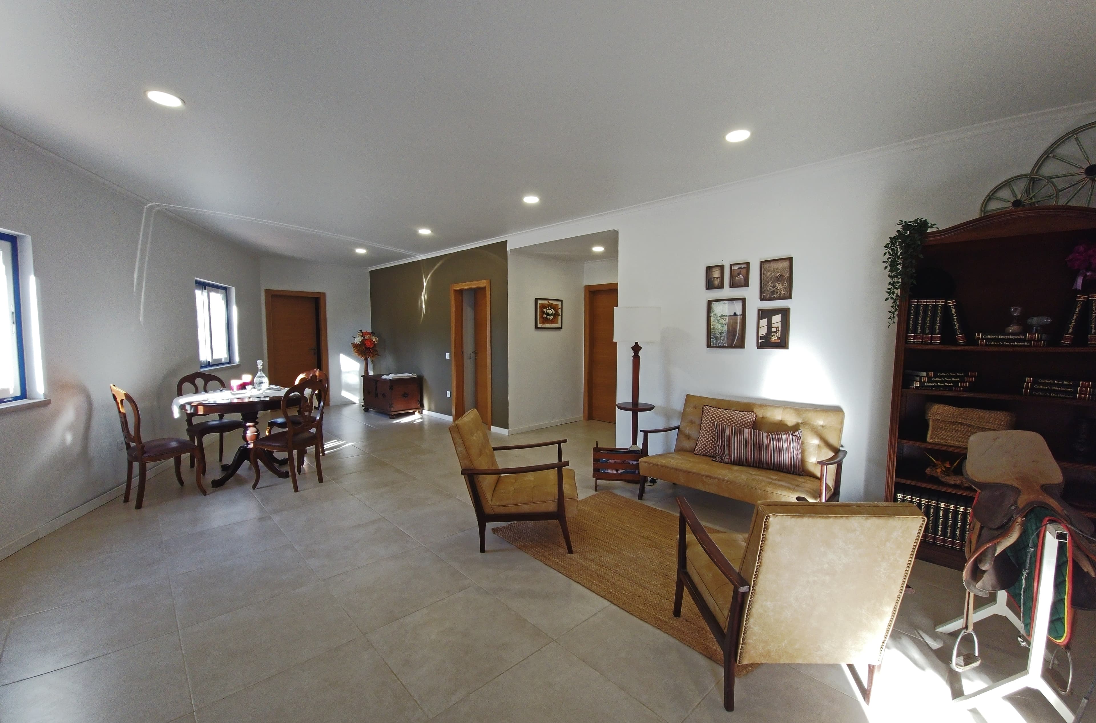Sala com luz natural